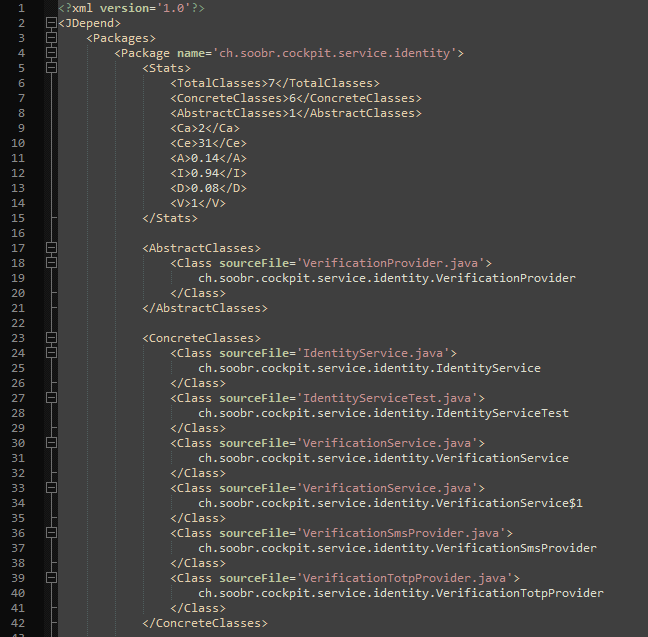 jdepend-xml