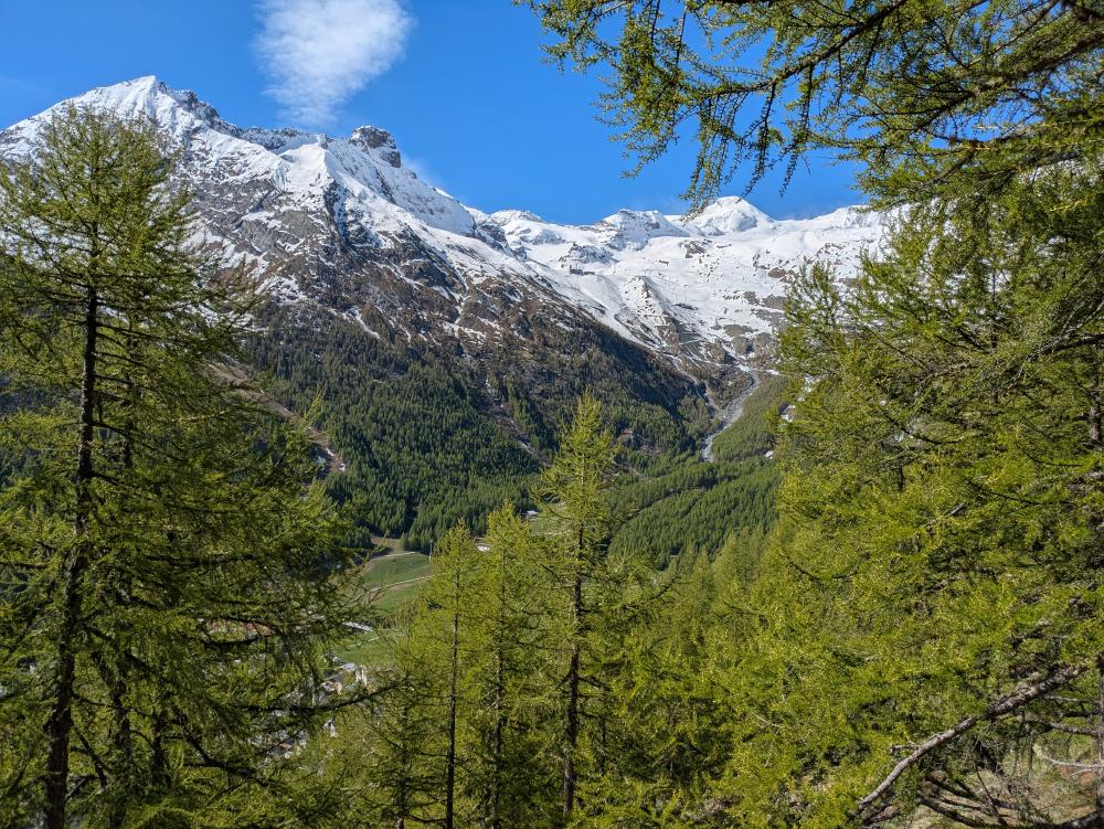Hiking uphill