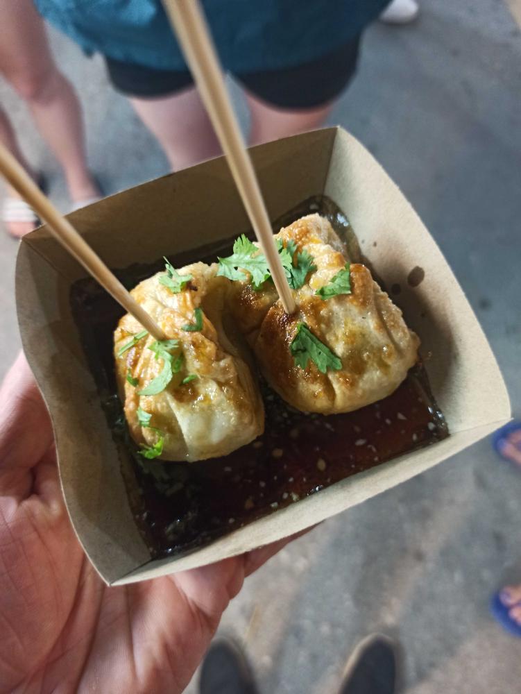 street food dumplings