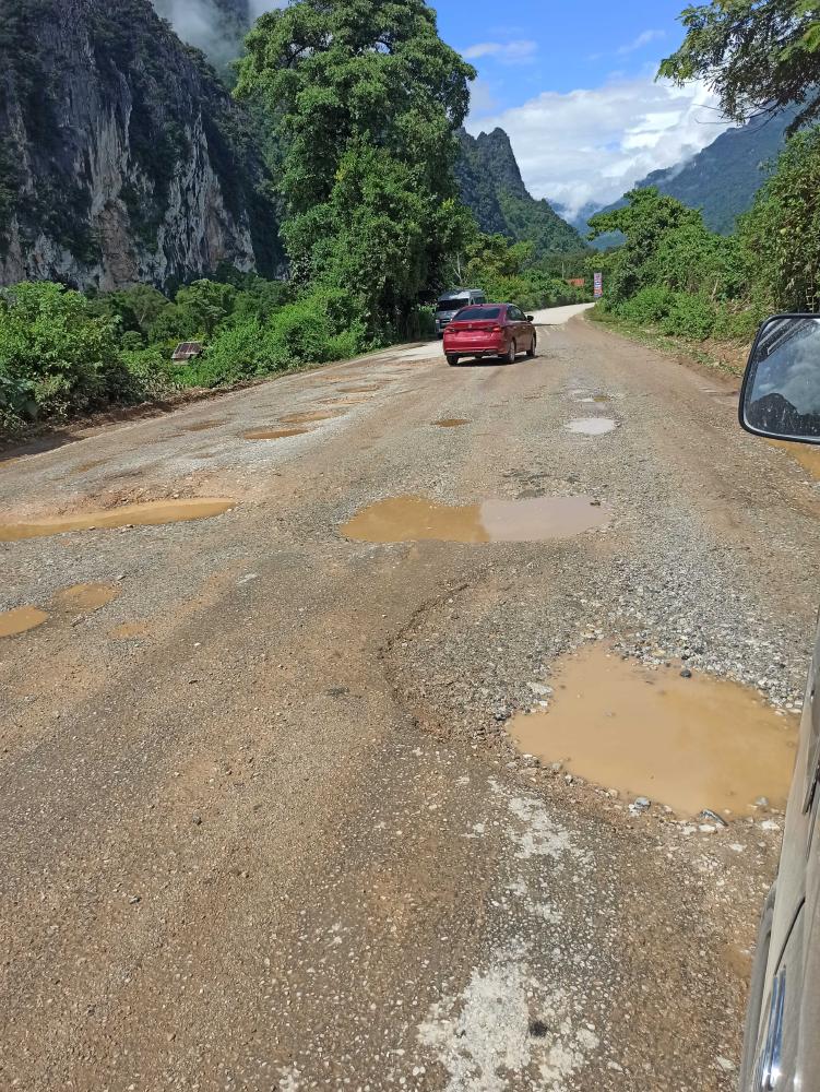 bumpy road