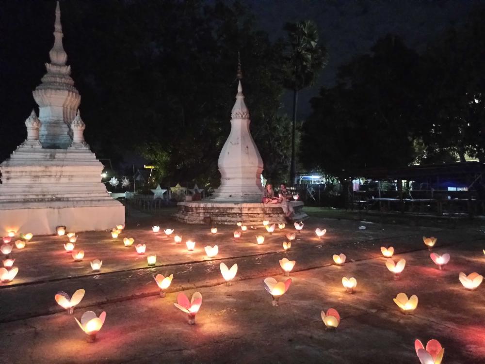 lights in monastry