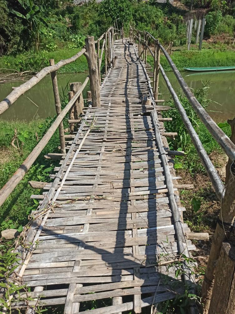 Bambusbrücke