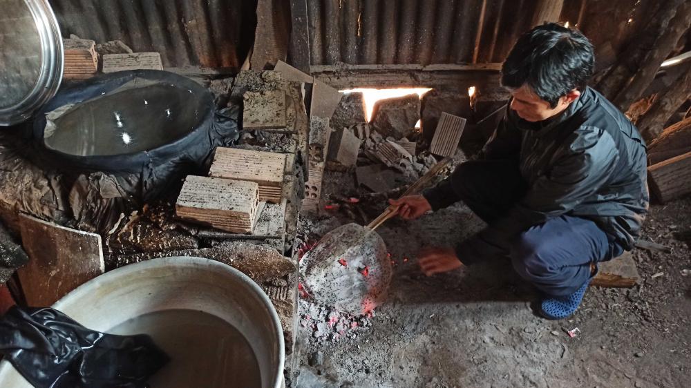 Reispapierherstellung