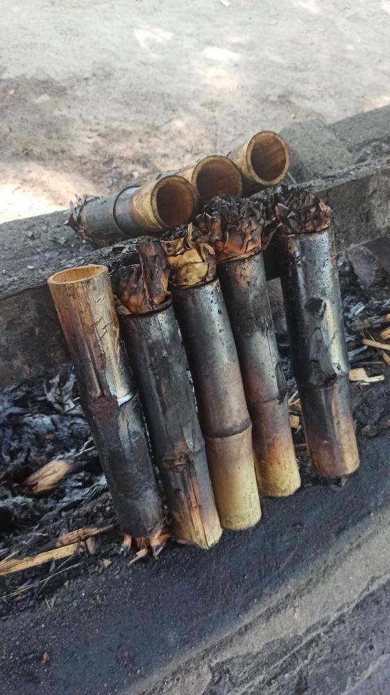 Bambus-Klebriger Reis