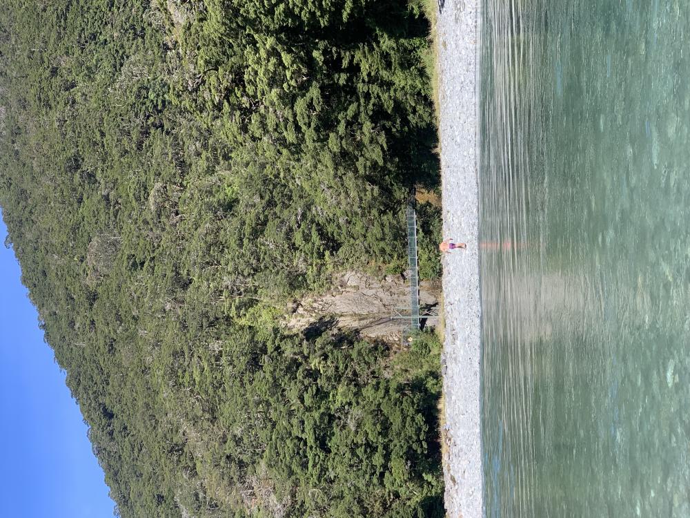 blue pools river crossing